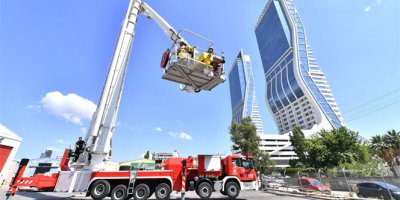 Türkiye’nin en uzun yangın merdiveni