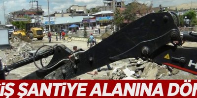 Erciş şantiye alanına döndü