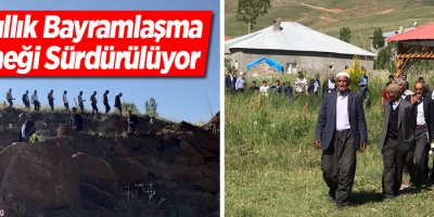 Yüzyıllık bayramlaşma geleneği sürdürülüyor