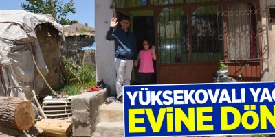 Hayali gerçekleşen Yüksekovalı minik Yağmur evine döndü