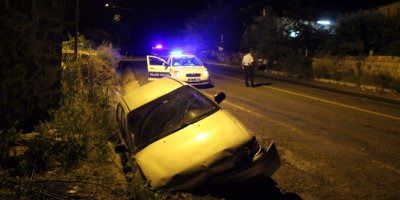 Otomobil şarampole düştü: 6 yaralı