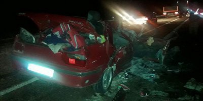 Otomobil ile hafif ticari araç çarpıştı: 1 ölü