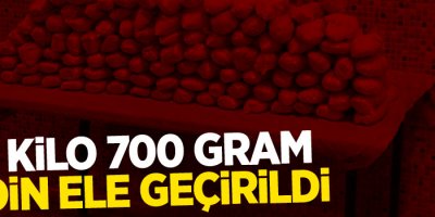 52 kilo 700 gram eroin ele geçirildi