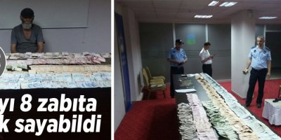 Dilencinin üstünden çıkan parayı 8 zabıta ancak sayabildi