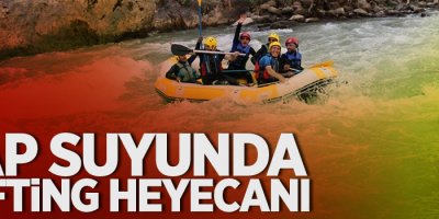 Zap Suyunda rafting heyecanı