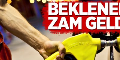 Benzine zam geldi