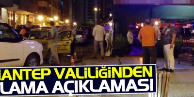 Gaziantep Valiliğinden Patlama İle İlgili Açıklama