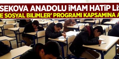 Hakkari’de iki lise ‘Fen ve Sosyal Bilimler’ programı kapsamına alındı