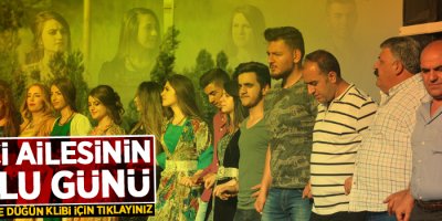 Çiftçi ailesinin mutlu günü