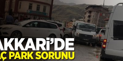 Hakkari’de araç park sorunu