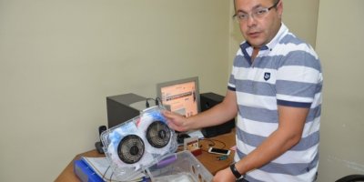 Saklama kabından klima yaptı