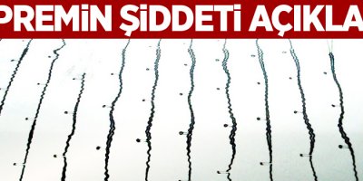 Kandilli açıkladı: Büyüklüğü 6.6 şiddeti 7.0