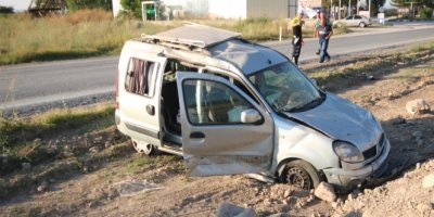 Cenaze dönüşü kaza: 5 yaralı