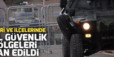 Hakkari ve 3 ilçesindeki 25 bölge ‘özel güvenlik bölgesi’ ilan edildi