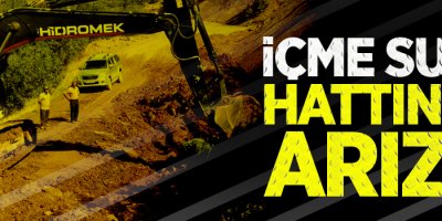 İçme suyu hattında arıza