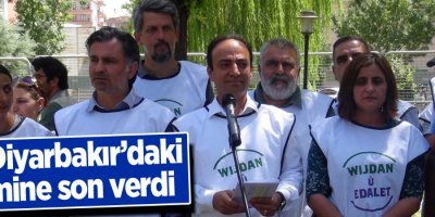 HDP Diyarbakır’daki eylemine son verdi
