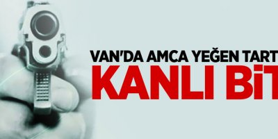 Van'da amca yeğen tartışması kanlı bitti