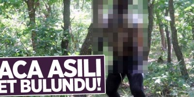 Ağaca asılı ceset bulundu