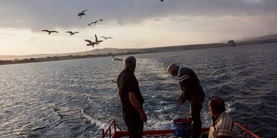 Van Gölü balıkçıları inci kefali avına başladı