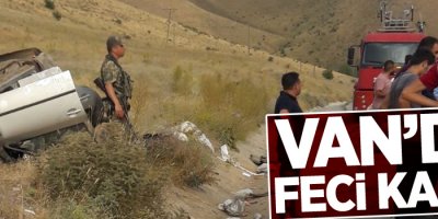 Van'da feci kaza