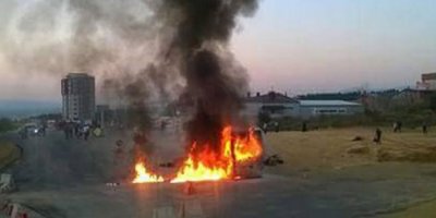 Yolcu otobüsünde yangın