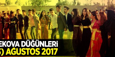Yüksekova Düğünleri (12-13) Ağustos 2017