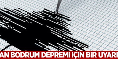 Van'dan Bodrum depremi için bir uyarı daha