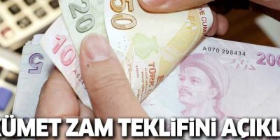 Hükümetin memur ve emeklilere zam önerisi belli oldu