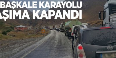 Van-Başkale karayolu ulaşıma kapandı