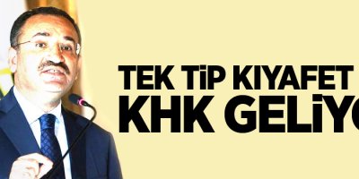 Tek tip kıyafet için KHK geliyor