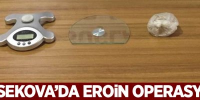 Yüksekova’da eroin operasyonu