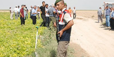 Baba ve iki oğlu tarla yüzünden öldürüldü