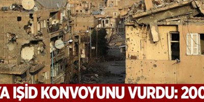 Rusya IŞİD konvoyunu vurdu: 200 ölü