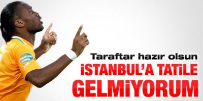 Didier Drogba: Şampiyon unvanı ile geliyorum