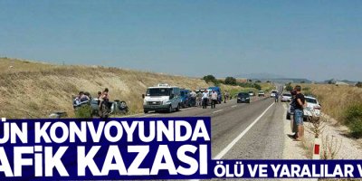Düğün konvoyunda kaza: 1 ölü, 5 yaralı