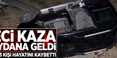 Katliam gibi kaza: 3 ölü, 4 yaralı