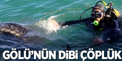 Van Gölü’nün dibi çöplük gibi