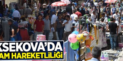 Yüksekova’da Kurban Bayramı hareketliliği