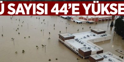 Ölü sayısı 44'e yükseldi
