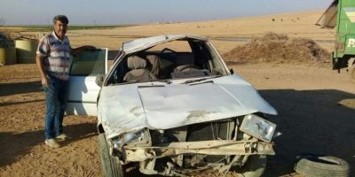 Köpeğe çarpmamak için kaza yaptı ağır yaralandı