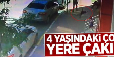 Balkondan düşen 4 yaşındaki çocuk yere çakıldı