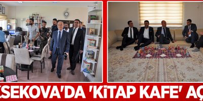 Yüksekova'da 'Kitap Kafe' açıldı