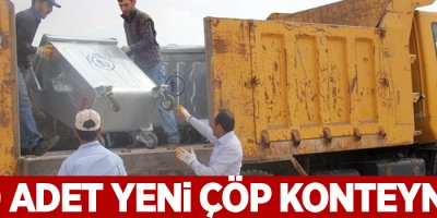 Başkale’ye 600 adet yeni çöp konteyneri