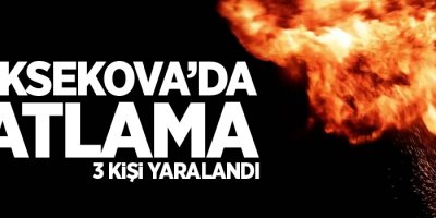 Yüksekova’da patlama: 3 yaralı