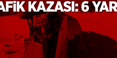 Bingöl’de trafik kazası: 6 yaralı