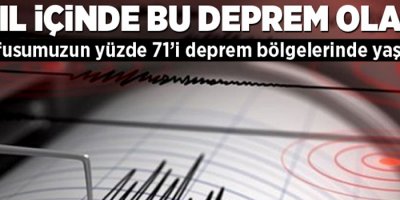 15 yıl içinde bu deprem olacak