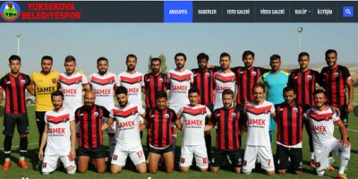 Yüksekova Belediyespor'un web sitesi yayın hayatına başladı