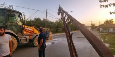 Hafriyat kamyonu ortalığı savaş alanına çevirdi