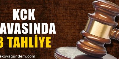 KCK davasında 3 tahliye