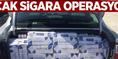 Kaçak sigara operasyonu